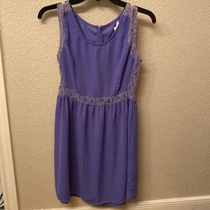 Purple dress with Lace details